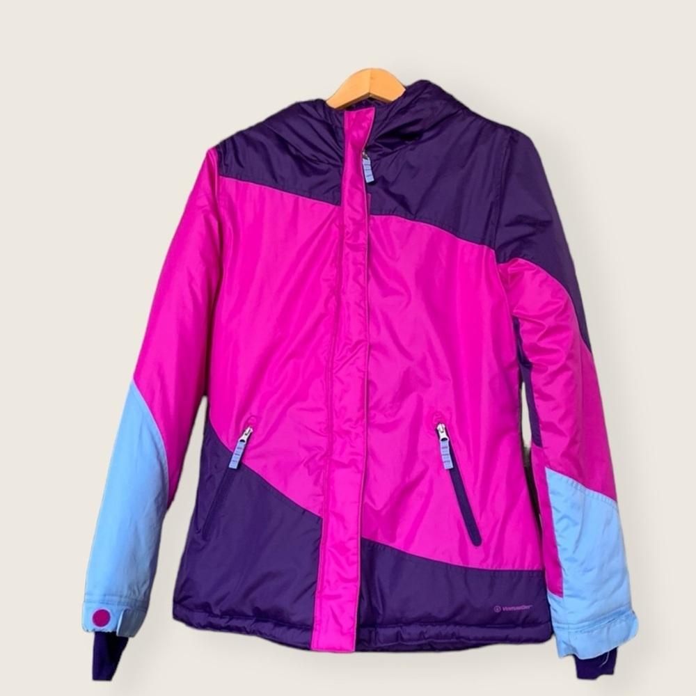 C9 by Champion Girls XL 14/16 Venture Dry Ski Jacket Pink Purple Blue